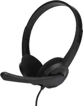 Проводная гарнитура Oklick HS-M600 , Jack 3.5mm, черный (1900372)