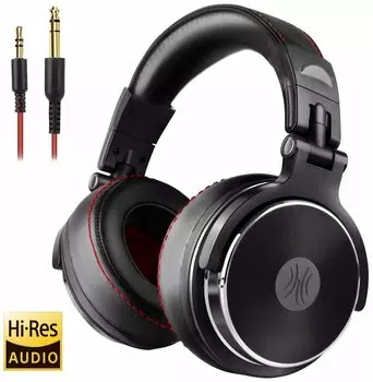 Проводная гарнитура ONEODIO Pro 50, jack 6.3 мм, jack 3.5 мм, черный (Pro 50)