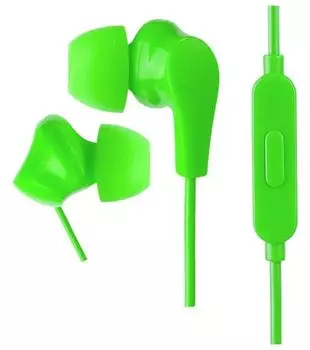 Проводная гарнитура Perfeo ALPHA, Jack 3.5mm, зеленый (PF_A4934)