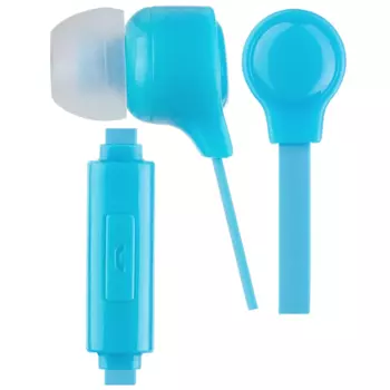 Проводная гарнитура Perfeo HANDY , Jack 3.5mm, бирюзовый (PF_B4224)