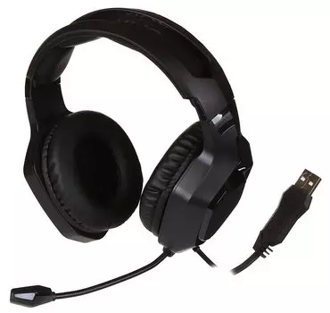 Проводная гарнитура Perfeo THRAEX, USB, черный (PF_B4860)