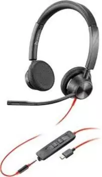 Проводная гарнитура Plantronics BW 3325 -M , стерео, USB, чёрный (8X221AA)