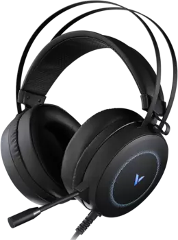 Проводная гарнитура RAPOO VH160, USB, черный (VH160)