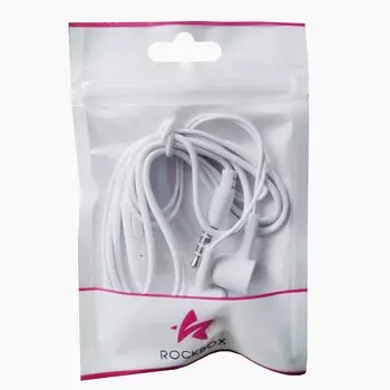 Проводная гарнитура RockBox HRBX-800, белый (118951)