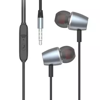 Проводная гарнитура SKYDOLPHIN SR24 , Jack 3.5 мм., серый (206549)