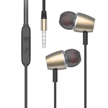 Проводная гарнитура SKYDOLPHIN SR24 , Jack 3.5 мм., золотистый (206547)