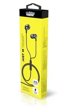 Проводная гарнитура Smartbuy JUST M, jack 3.5 mm, черный (SBH-701)