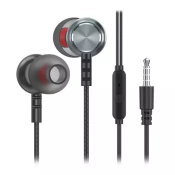 Проводная гарнитура SmartBuy M300, Jack 3.5 мм., серый (SBH-026K)