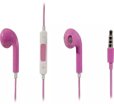 Проводная гарнитура SmartBuy SBH-104, jack 3.5 mm, розовый (SBH-104-PK)