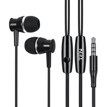 Проводная гарнитура TFN MC520BK, Jack 3.5 мм., черный (TFN-HS-MC520BK)