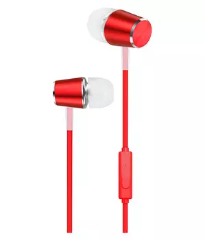 Проводная гарнитура TFN MC-504, jack 3.5 mm, красный (TFN-HS-MC504RD)