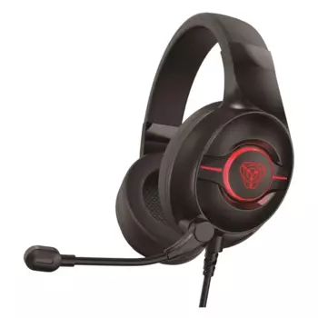 Проводная гарнитура TFN Saibot ZX-17 , Jack 3.5 мм., черный\красный (TFN-GM-HS-ZX-17BK)