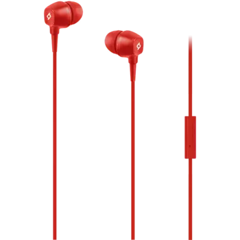 Проводная гарнитура TTEC POP, Jack 3.5 мм., красный (2KMM13K)
