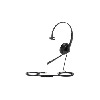 Проводная гарнитура Yealink UH34 SE Mono, стерео, USB Type-C, 2.1 м, черный (UH34 SE Mono UC USB-C)