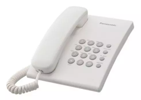 Проводной телефон Panasonic KX-TS2350RUW White