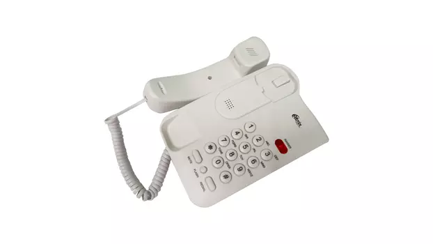 Проводной телефон Ritmix RT-311, белый (RT-311W)