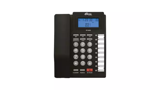 Проводной телефон Ritmix RT-460, черный