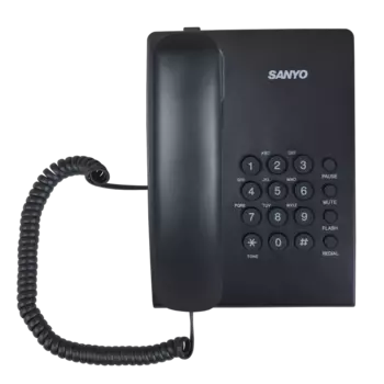 Проводной телефон Sanyo RA-S204B, черный (RA-S204B)