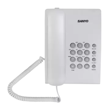 Проводной телефон Sanyo RA-S204W, белый (RA-S204W)