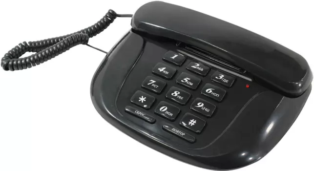 Проводной телефон ВЕКТОР 545/03, темно-серый