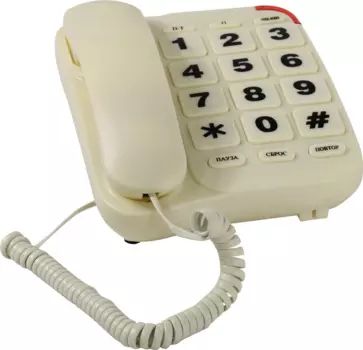 Проводной телефон ВЕКТОР 545/08, бежевый