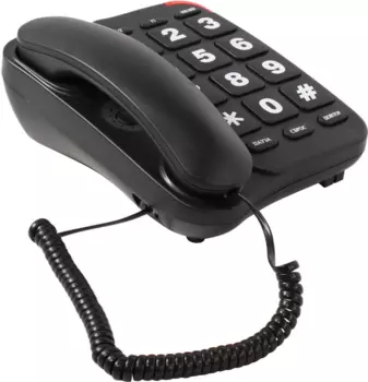 Проводной телефон ВЕКТОР 545/08, черный