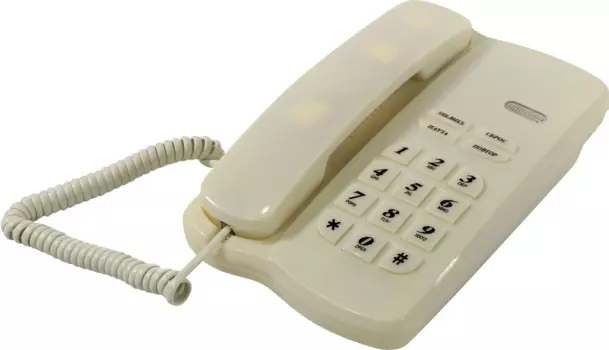 Проводной телефон ВЕКТОР 555/03, бежевый