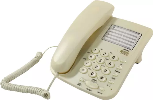 Проводной телефон ВЕКТОР 555/06, бежевый