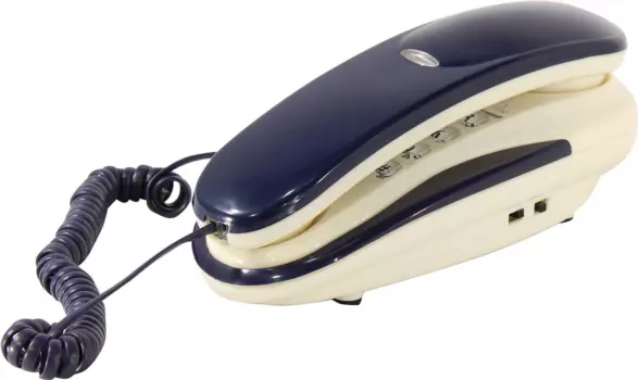 Проводной телефон ВЕКТОР 603/01, синий