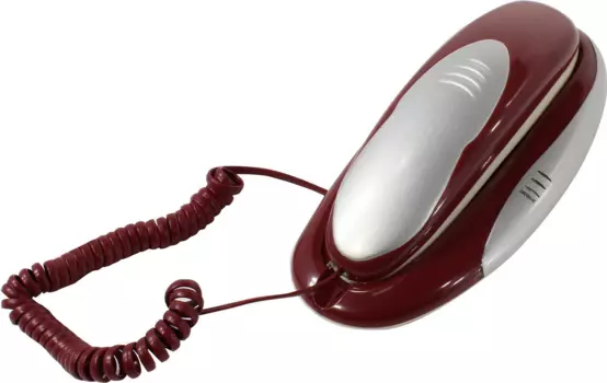 Проводной телефон ВЕКТОР 603/04, бордовый