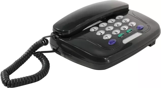 Проводной телефон ВЕКТОР 804/01, темно-серый