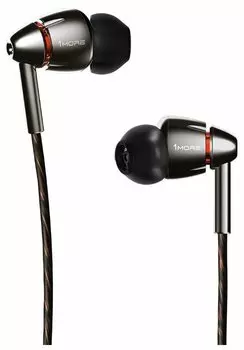 Проводные наушники 1MORE Quad Driver In-Ear E1010, Jack 3.5mm, черный (E1010)