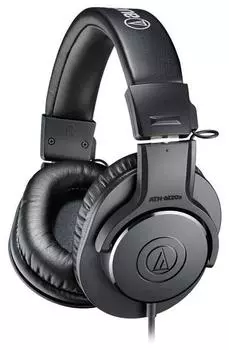 Проводные наушники Audio-Technica ATH-M20x, jack 3.5 мм, черный