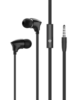 Проводные наушники Borofone BM26 Rhythm, Jack 3.5mm, черный (6931474700407)