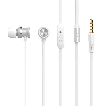 Проводные наушники Celebrat D7, jack 3.5 мм, серебристый (D7)