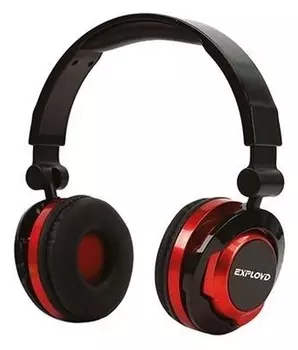 Проводные наушники Exployd EX-HP-928, mini jack 3.5 mm, красный (EX-HP-928)