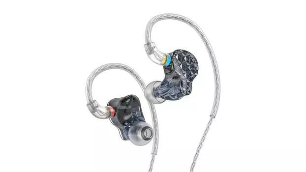 Проводные наушники Fiio FA9, Jack 3.5mm, серый