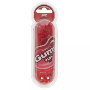 Проводные наушники JVC HA-FX7-R-E, Jack 3.5mm, красный (HA-FX7-R-E)