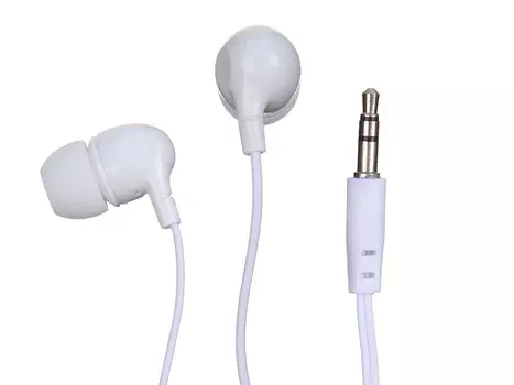 Проводные наушники mObility mt-23, Jack 3.5mm, белый