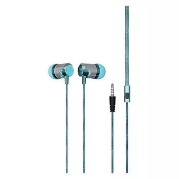 Проводные наушники Red Line E04, Jack 3.5mm, бирюзовый (УТ000033866)