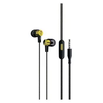 Проводные наушники Red Line SP04, Jack 3.5mm, черный/золотистый (УТ000036694)