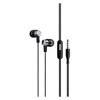 Проводные наушники Red Line SP04, Jack 3.5mm, черный/серый (УТ000036696)