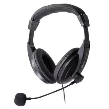 Проводная гарнитура Ritmix RH-524M, 2xJack 3.5mm, черный