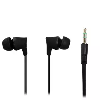 Проводные наушники RockBox HRBX-01, jack 3.5 мм, черный (93122)