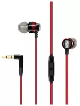 Проводные наушники Sennheiser CX 300S, jack 3.5 mm, красный (508595)
