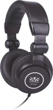 Проводные наушники SVS Audiotechnik HP-400, jack 3.5 мм, черный