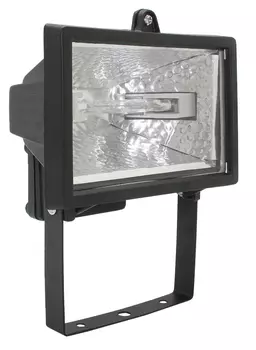 Прожектор галогенный IEK ИО150, 150Вт, IP54, черный (LPI01-1-0150-K02)