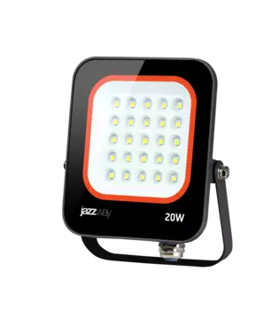 Прожектор светодиодный Jazzway PFL-V, 20Вт, 1800лм, 6500K, Ra:80, IP65, черный (5039698)