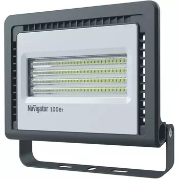 Прожектор светодиодный Navigator NFL-01-100-6.5K-LED, 100Вт, 8100лм, 6500K, IP65, черный (21836)