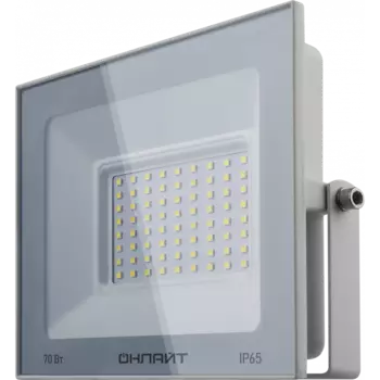 Прожектор светодиодный ОНЛАЙТ OFL, 70 Вт, 5600лм, 6000К, IP65, белый (OFL-70-6K-WH-IP65-LED)